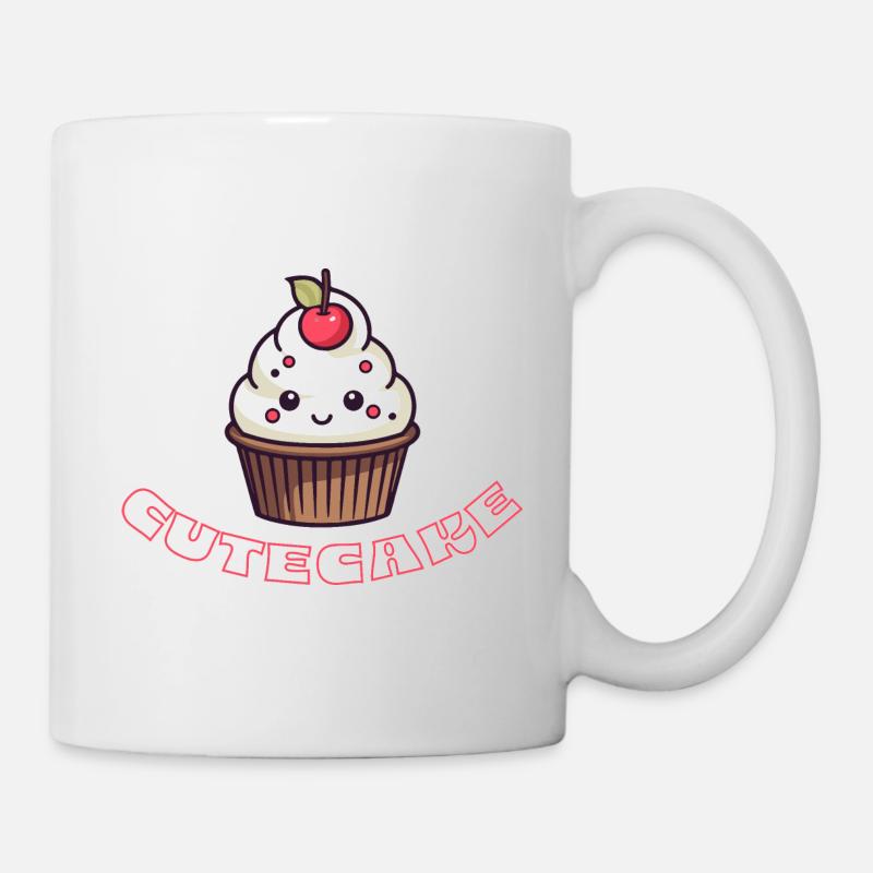 Süßer Kuchen - Tasse - Weiß