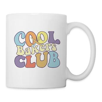 Cool Bakers Club Baking Team Pastry Chef Baker - Tasse - Weiß - Rechts