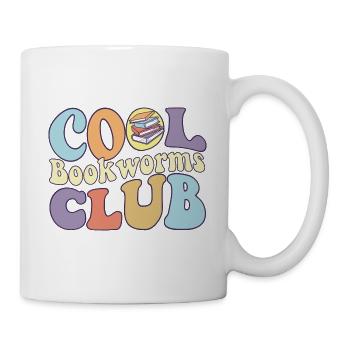 Cool Bookworms Club Loves Reading Book Reader - Mug - white - Right