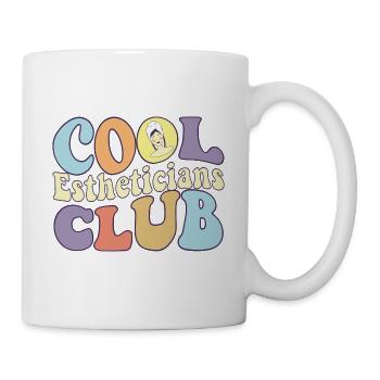 Cool Estheticians Club Licensed Skin Care - Tasse - Weiß - Rechts