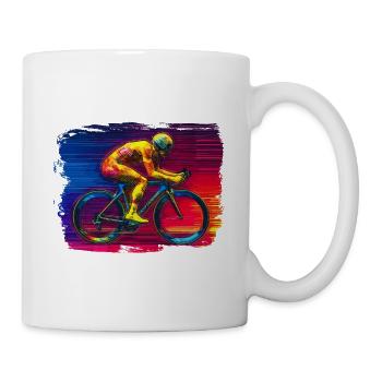 Tenue de vélo pour cyclistes Vélo de route - Mug blanc - blanc - Droite
