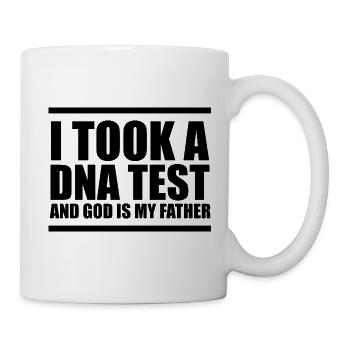 God Christ Christian Saying - Mug - white - Right