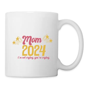 Classe de maman senior de 2024 Fête de remise des diplômes amusante - Mug blanc - blanc - Droite