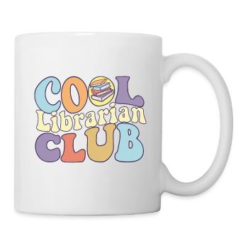 Cool Librarian Club C’est une bonne journée pour lire un - Mug blanc - blanc - Droite