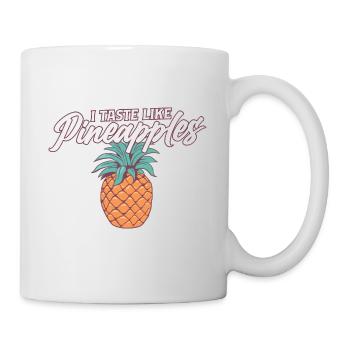 Style de vie échangiste J’ai le goût des ananas - Mug blanc - blanc - Droite