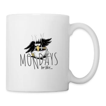 Assembly are so... sarcastic raven coffee crow - Mug - white - Right