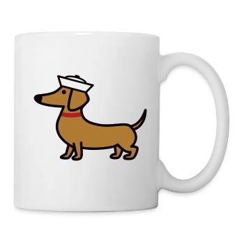 Matrosendackel - Tasse - Weiß - Rechts