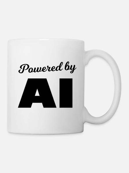 Fit durch KI - Tasse - Weiß
