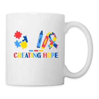 Creating Hope with Every Session Registered ABA - Tasse - Weiß - Rechts