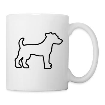 Jack Russell Terrier - Black Contour - Mug - white - Right