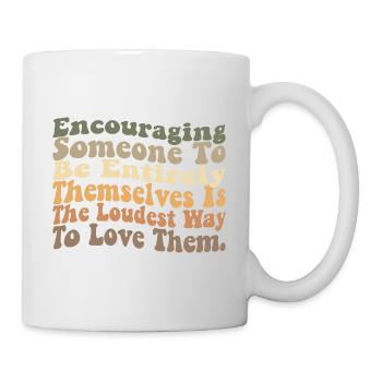 Inspirational Life Wisdom for Growth Mindset & - Tasse - Weiß - Rechts