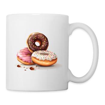 Donut für einen Donut-Liebhaber - Tasse - Weiß - Rechts