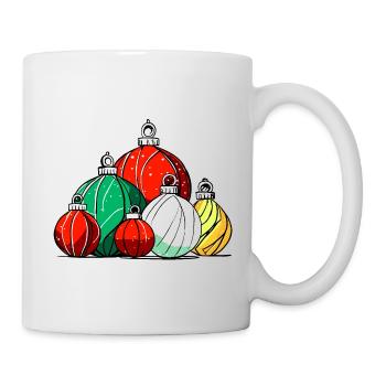 Christmas Decoration Balls - Mug - white - Right