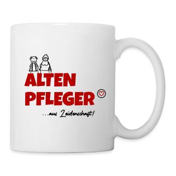 Altenpfleger aus Leidenschaft - Tasse - Weiß - Rechts