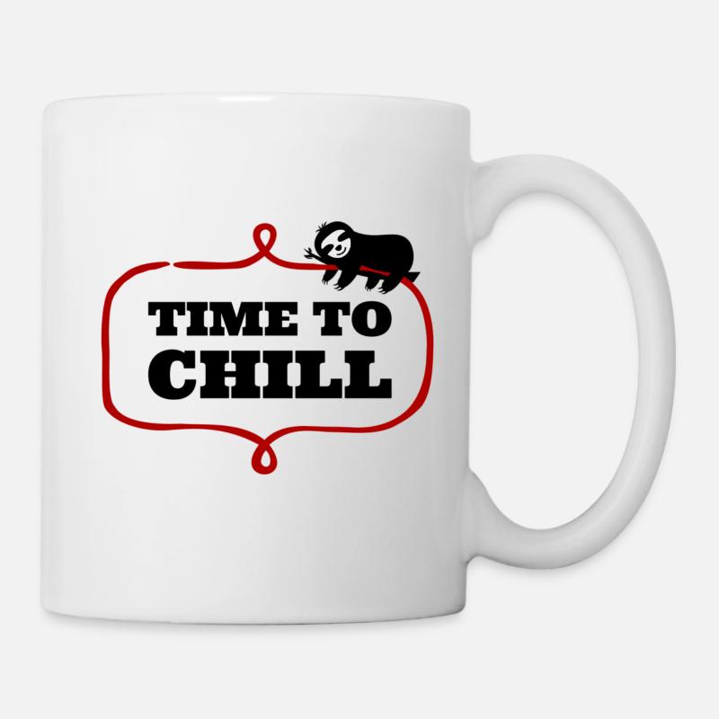 Time to Chill - Tasse - Weiß