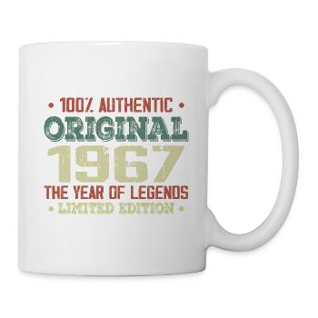 Légende Depuis 1967 Né en 1967 - 57e Anniversaire - Mug blanc - blanc - Droite
