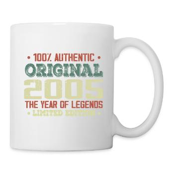 Legend since 2005 Born in 2005 - 19th birthday - Mug - white - Right