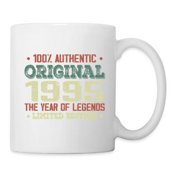 Légende Depuis 1995 Né en 1995 - 29e Anniversaire - Mug blanc - blanc - Droite