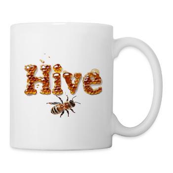 Bienenstock Bienenhaltung Honig Hive - Tasse - Weiß - Rechts