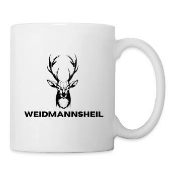 Weidmannsheil Jagd Jäger - Tasse - Weiß - Rechts