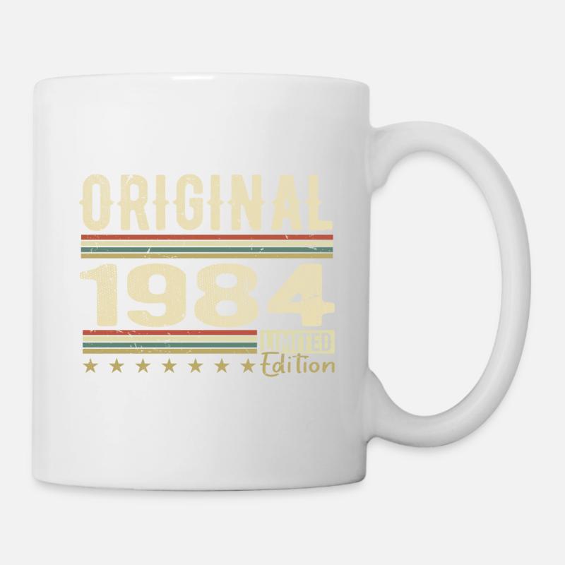 Original 1984 - Retro 1984 Geburtstagsgeschenk - Tasse - Weiß
