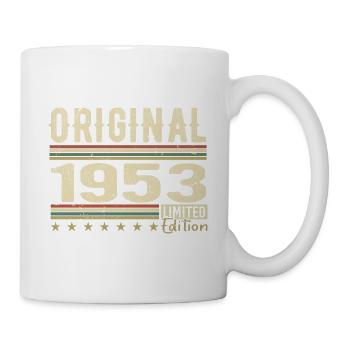 Original 1953 - Retro 1953 Geburtstagsgeschenk - Tasse - Weiß - Rechts