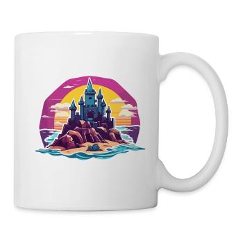 Sandcastle / Building / Playing / Castle / Holiday - Mug - white - Right