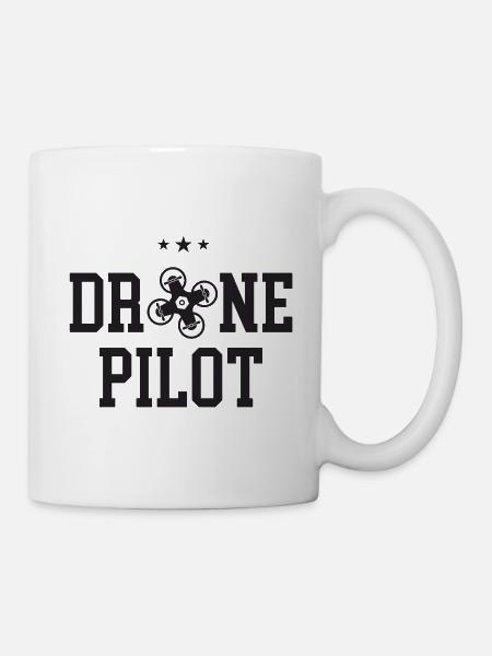Drohnen-Pilot - Tasse - Weiß