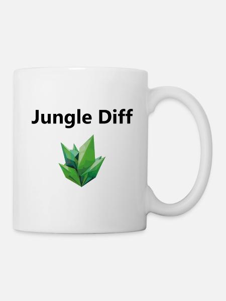 Diff League Legend Jungle Noir - Mug blanc - blanc