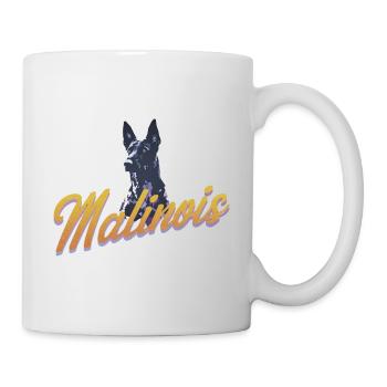 Belgian Shepherd Dog Artwork - Mug - white - Right