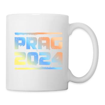 Prag 2024 Bunt - Tasse - Weiß - Rechts