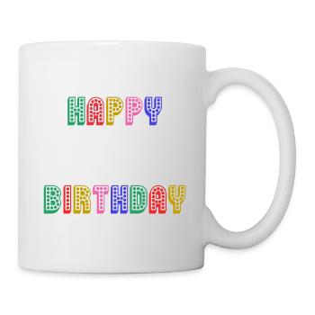 ALLES GUTE ZUM GEBURTSTAG. JAHRESTAG. - Tasse - Weiß - Rechts