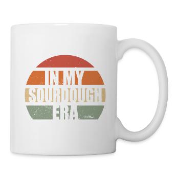 Dans mon ère au levain Home Baker Funny Bread Baking - Mug blanc - blanc - Droite