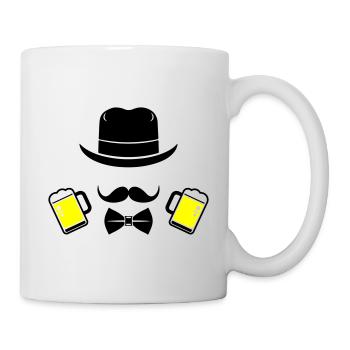 Bier Jga Party Junggesellen - Tasse - Weiß - Rechts