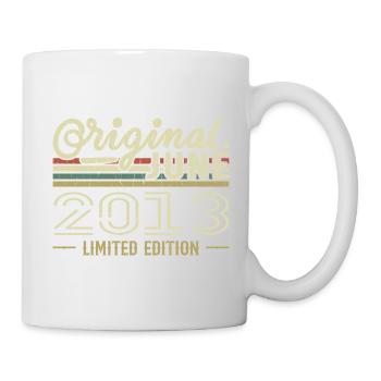 Juin 2013 Anniversaire Juin 2013 - Né en Juin 2013 - Mug blanc - blanc - Droite