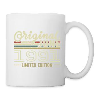 Juni 1991 Geburtstag Juni 1991 - geboren im Juni 1991 - Tasse - Weiß - Rechts