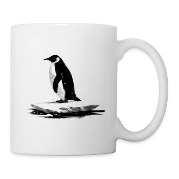 Manchot majestueux - Mug blanc - blanc - Droite