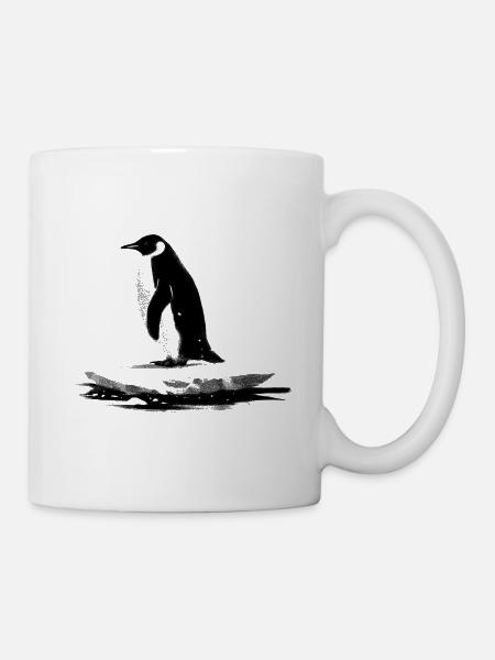 Majestätischer Pinguin - Tasse - Weiß