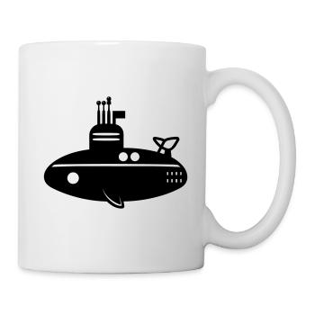 U-Boot-Boot - Tasse - Weiß - Rechts