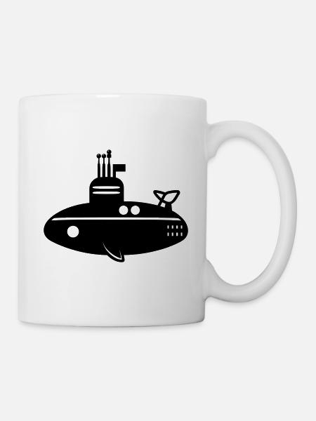 U-Boot-Boot - Tasse - Weiß