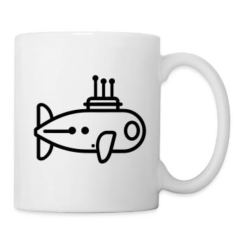 U-Boot-Boot - Tasse - Weiß - Rechts