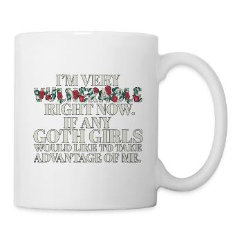 I'm Very Vulnerable Right Now Grunge Aesthetic - Mug - white - Right