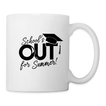 Schulabschluss Schulende School`s Out For Summer - Mug - white - Right