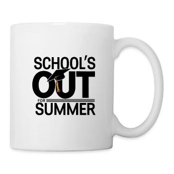 Schulabschluss Schulende School`s Out For Summer - Mug - white - Right