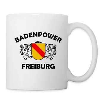 Lustige Freiburger Badner Sprücher - Tasse - Weiß - Rechts