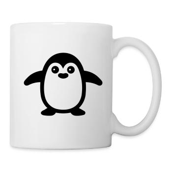 Pingouin - Mug blanc - blanc - Droite