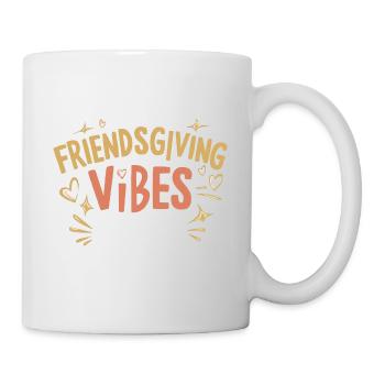 Friendship Thanksgiving, Grateful Friends - Mug - white - Right