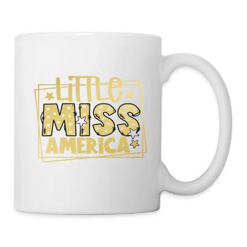 Little Miss America 4th of July - Mug - white - Right