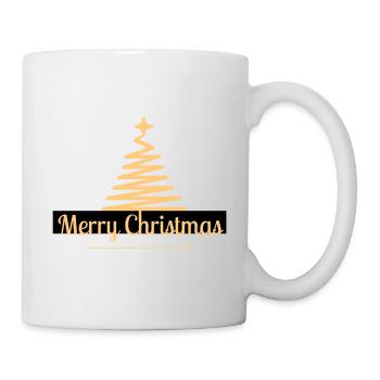 Merry Christmas - Tasse - Weiß - Rechts