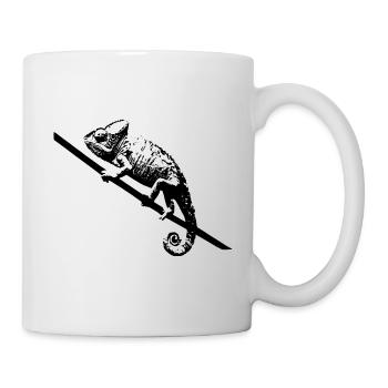 Caméléon - Mug blanc - blanc - Droite